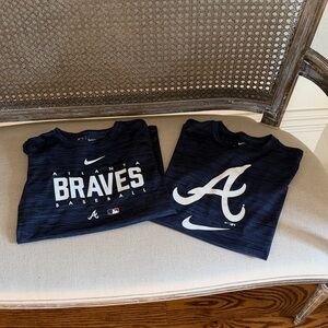 Nike, Braves T-Shirts, Size M